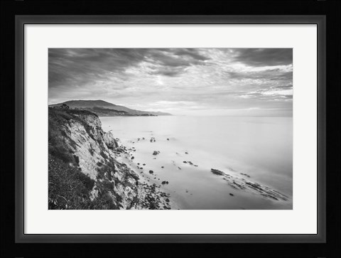 Framed Carpinteria Bluffs I Print