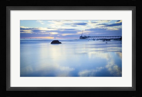 Framed Where Sky Meets Sea Print
