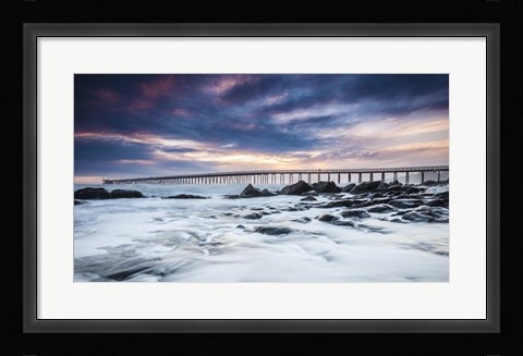 Framed Goleta Night Print