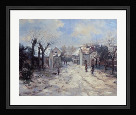 Framed Quaint Village Print