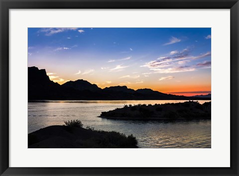 Framed Havasu Sunset I Print
