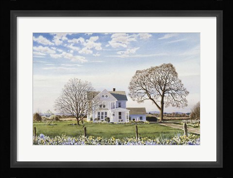 Framed Beyond The Fenceline Print