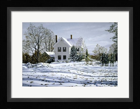 Framed Fallen Leaves Print