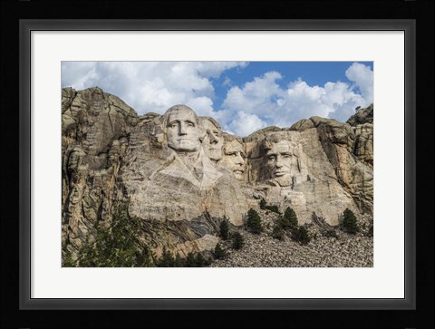 Framed Mount Rushmore In Day Print