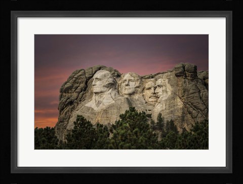 Framed Mount Rushmore Print