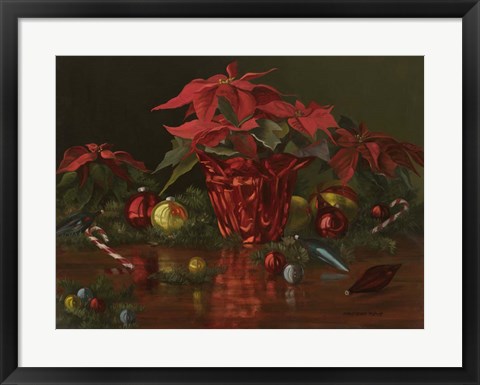 Framed Christmas Table Print