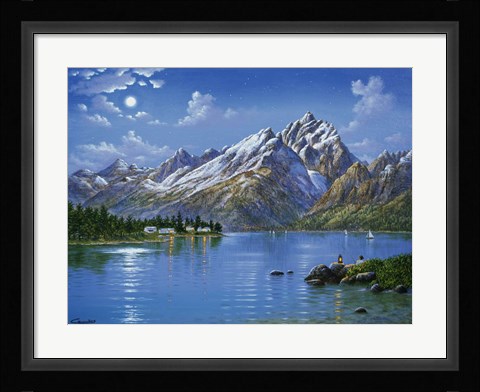 Framed Grand Tetons Print