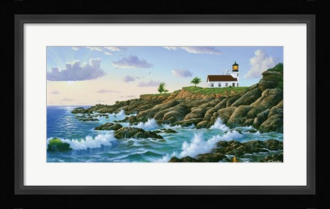 Framed Point Cabrillo, CA Print