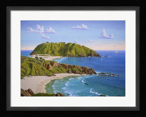 Framed Point Sur, CA Print