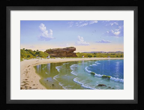 Framed Sachuest Beach Print