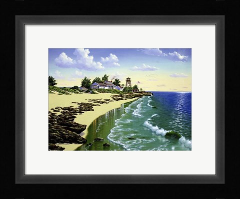 Framed Refugee House, FL Print