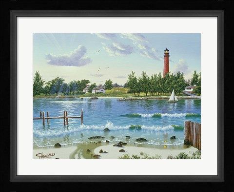 Framed Jupter Light 2 Print