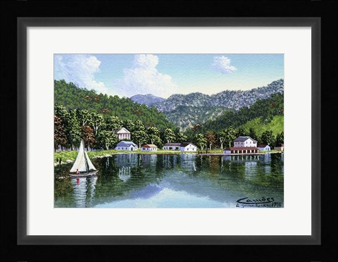 Framed North Carolina Print