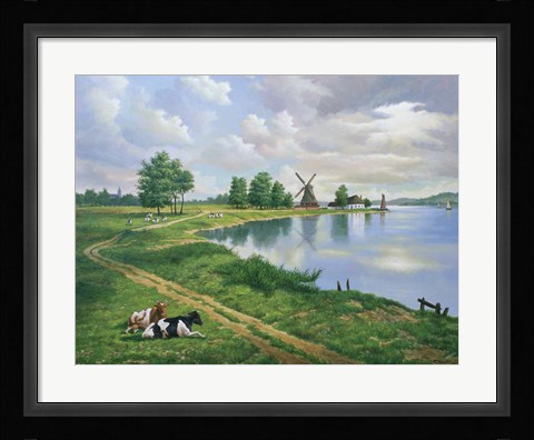 Framed Dutch Landscape Print