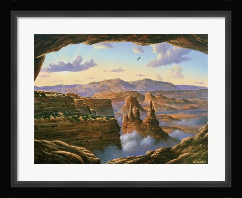 Framed Island In The Sky - Canyonlands Print