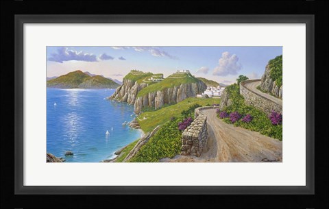 Framed Capri - Italy Print