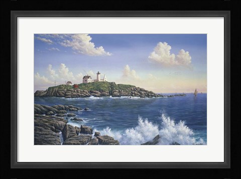 Framed Cape Neddick - Maine Print
