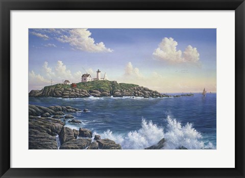 Framed Cape Neddick - Maine Print