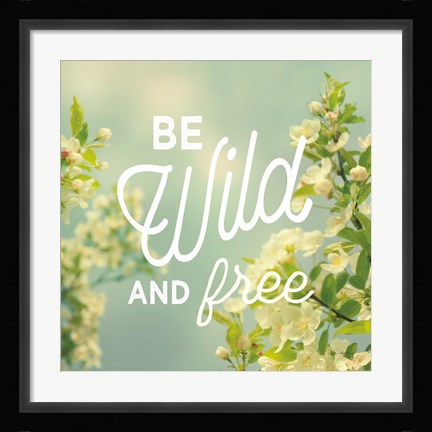 Framed Spring Beauty II Square Print