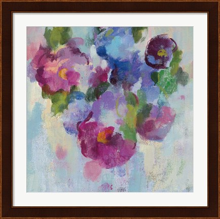 Framed Pink and Blue III Print