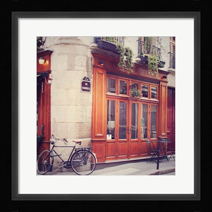 Framed Rue Chanoinesse Print