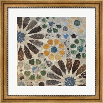 Framed Alhambra Tile II Print