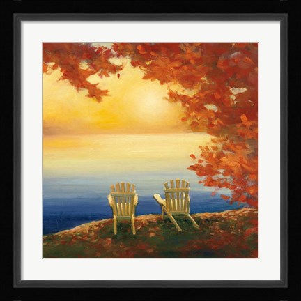 Framed Autumn Glow II Print