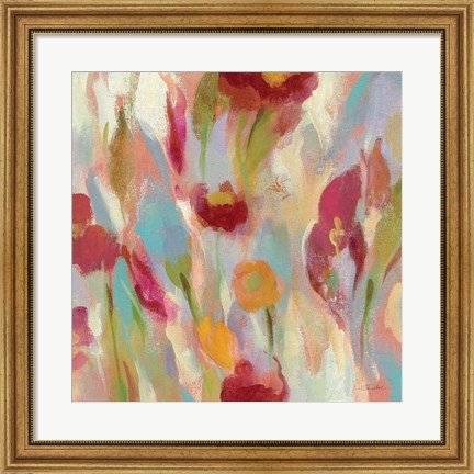Framed Breezy Floral III Print