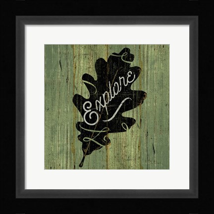 Framed Lake Lodge XII Print