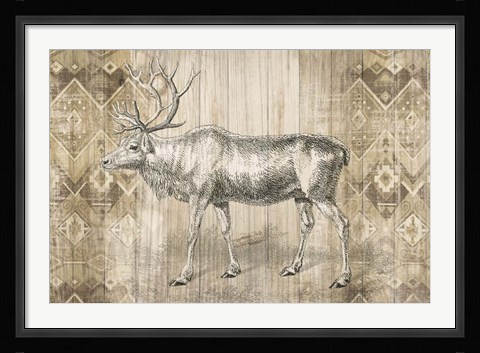 Framed Natural History Lodge IX Print