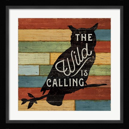 Framed Lake Lodge III Print