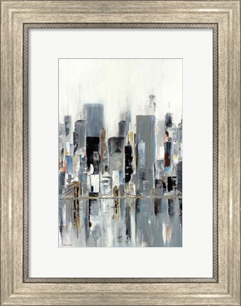Framed City Bridge Print