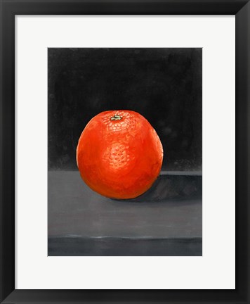 Framed Fruit on Shelf II Print