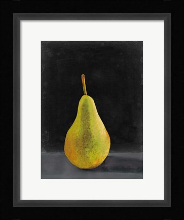 Framed Fruit on Shelf IV Print