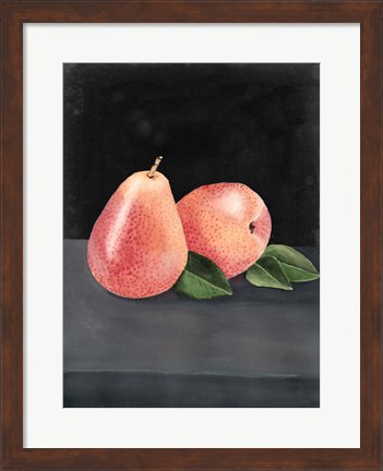 Framed Fruit on Shelf VI Print