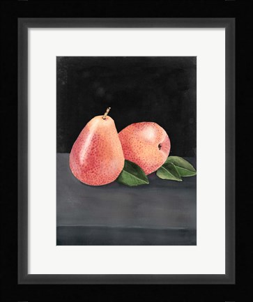 Framed Fruit on Shelf VI Print