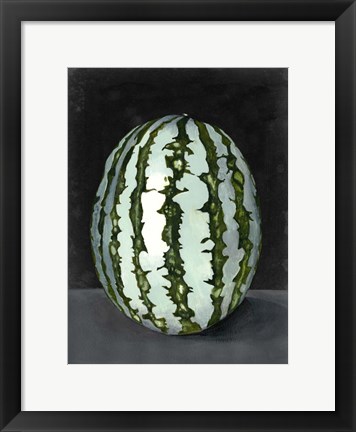 Framed Fruit on Shelf VII Print