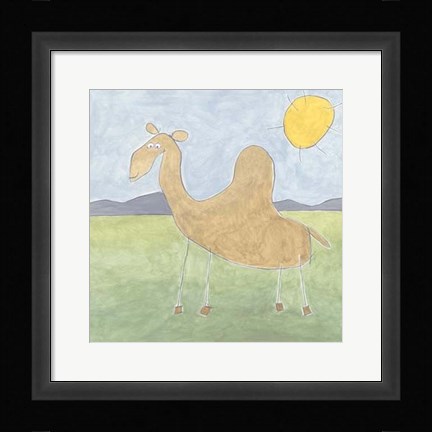 Framed Quinn's Camel Print