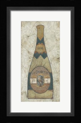 Framed Vintage Champagne II Print