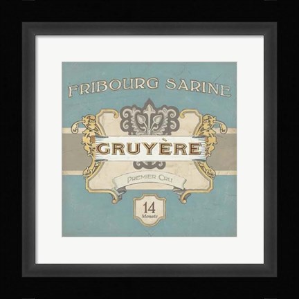 Framed Nouveau Chevre III Print