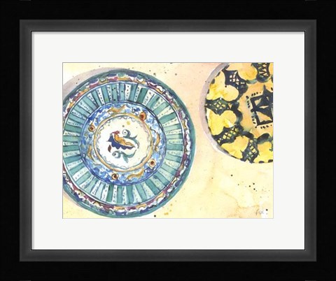 Framed Plate Study I Print