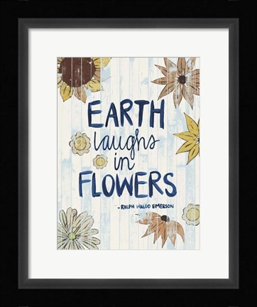 Framed Sunny Day Words III Print