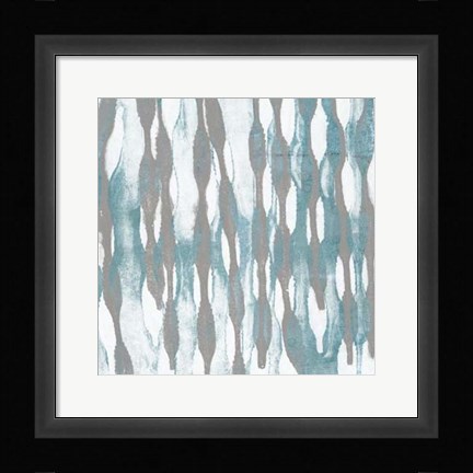 Framed Pattern Waves III Print