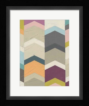 Framed Confetti Prism I Print