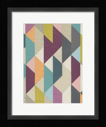 Framed Confetti Prism V Print