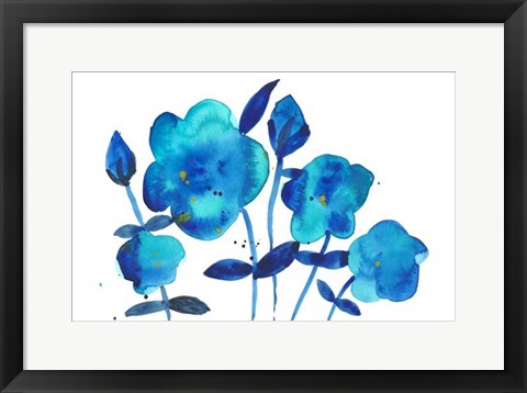 Framed True Blue I Print