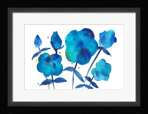 Framed True Blue II Print
