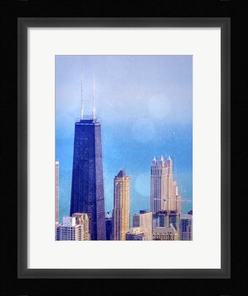 Framed Chi Town II Print