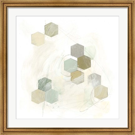 Framed Honeycomb Reaction III Print