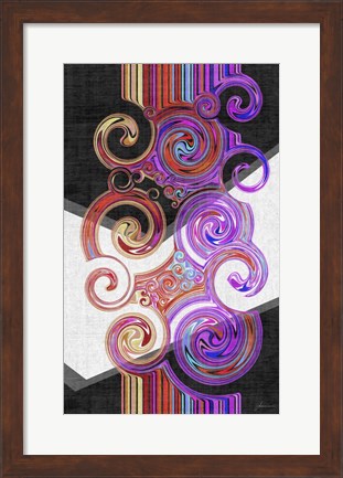 Framed Twirl II Print